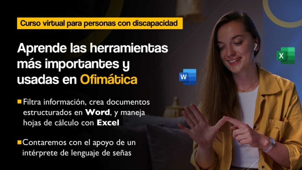 Portada taller ofimatica personas con discapacidad