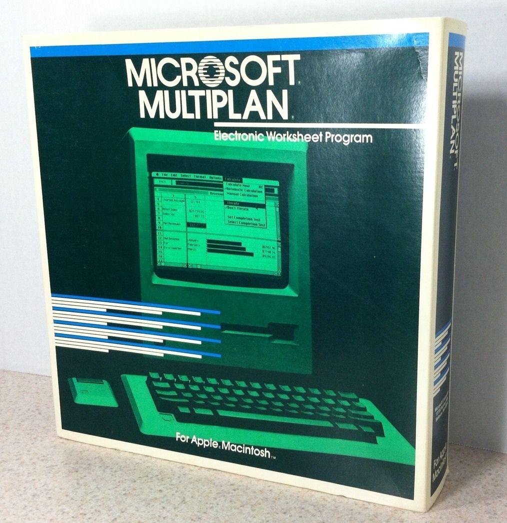 Multiplan: el programa de hojas de cálculo que antecedió a Microsoft Excel